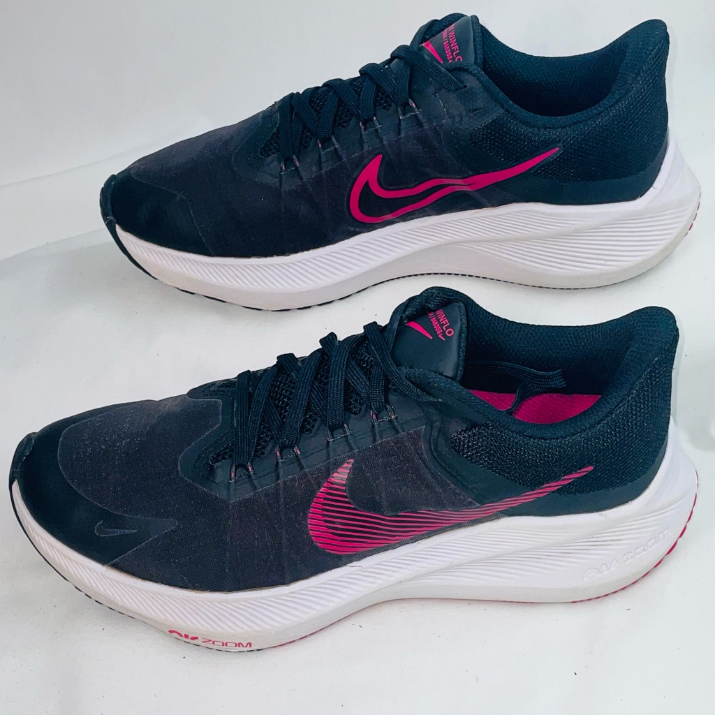 Nike Women's Black And Pink Running Shoes